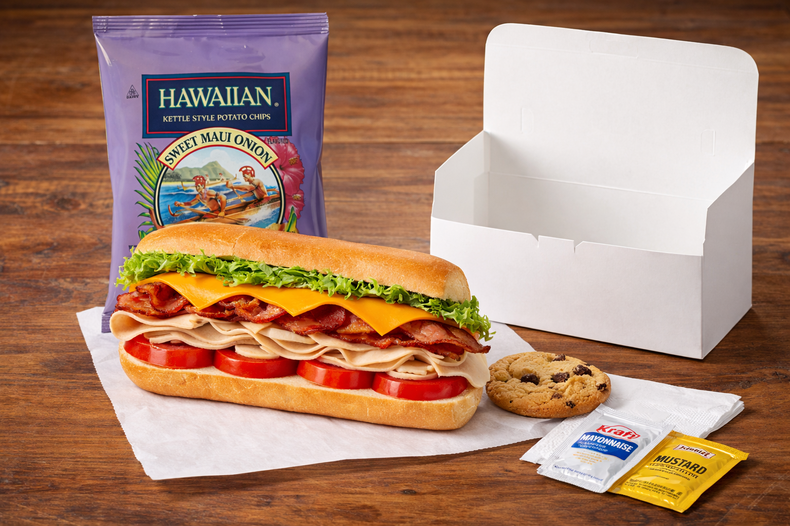 [Classic] Box Lunch (sandwiches, chips, cookies)